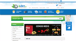 Desktop Screenshot of aleky.cz